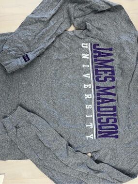 James Madison University Gray Crewneck Sweatshirt